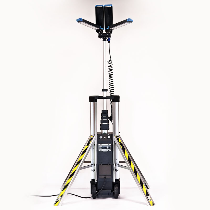 Automatic Lifting Telescopic Quadpod Light Tower